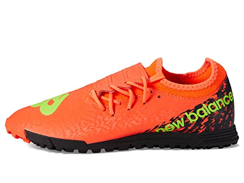 New Balance Unisex Furon V7 Dispatch TF Soccer Shoe, Neon Dragonfly/Black/Coloro Green, 8 US Men