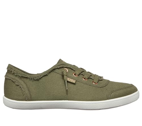 Skechers Women's Bobs B Cute Sneaker, Olive, 8