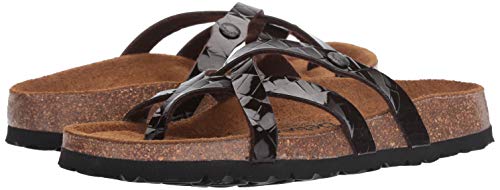 Birkenstock Betula Licensed Vinja Croko Embossed Brown EU 42 (US Women's 11-11.5) A - Narrow