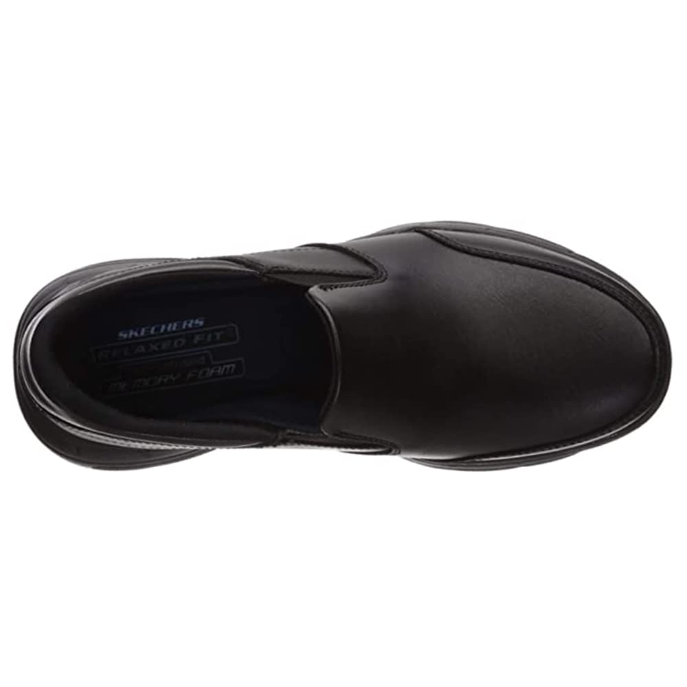 Skechers Men's Glides Calculous Slip-On Loafer 10.5 3X-Wide Black