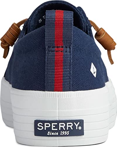 Sperry Crest Vibe Triple Canvas Navy 9.5 M (B)