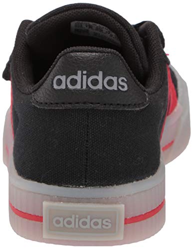 adidas Daily 3.0 Skate Shoe, Black/Black/Grey, 11 US Unisex Little Kid