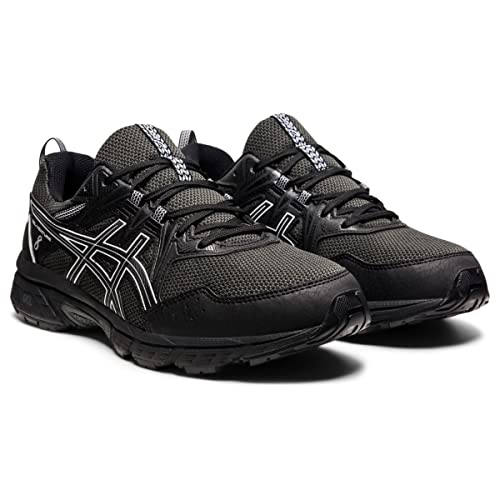 ASICS Men's Gel-Venture 8 Running Shoes, 12, Black/White