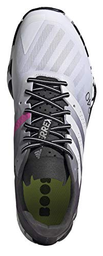 adidas Men's Terrex Speed Ultra Trail Running Shoe, Cloud White/Crystal White/Core Black - 7.5