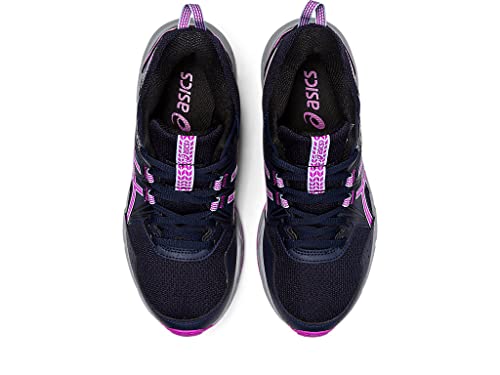 ASICS Kid's Gel-Venture 8 Grade School Running Shoes, 4.5, Midnight/Orchid