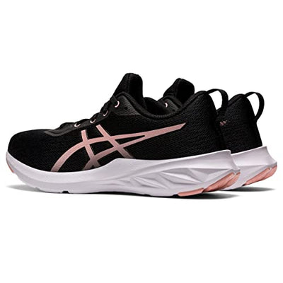 ASICS Women's VERSABLAST 2 Running Shoes, 10, Black/Frosted Rose