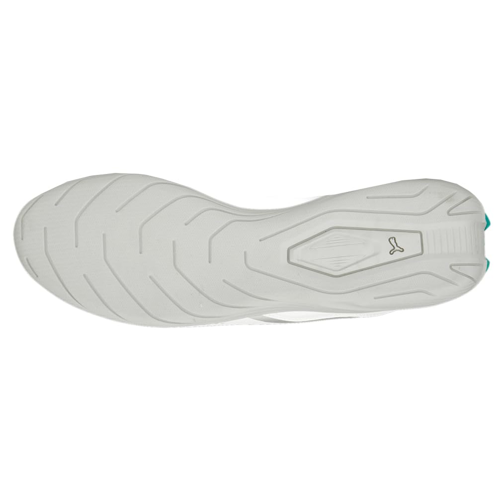 PUMA Mens Mercedes AMG Petronas Drift Cat Decima Sneaker, PUMA Mens White-Spectra Green-Mercedes Team Silver, 9.5