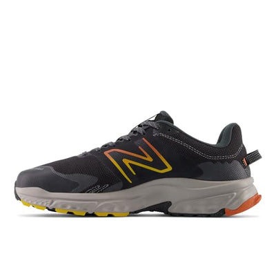 New Balance Men's Fresh Foam 510 V6 Trail Running Shoe, Black/Shadow Grey/Cayenne, 14 X-Wide