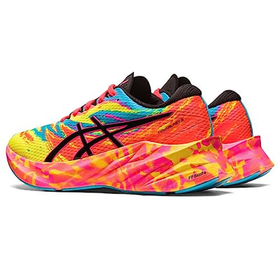 ASICS Women's NOVABLAST 3 Shoes, 11.5, Aquarium/Vibrant Yellow