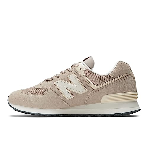 New Balance Unisex 574 V2 Lace-Up Sneaker, Beige/Off White, 7 US Men