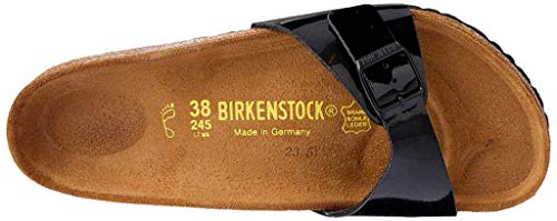 Birkenstock Women's Madrid Sandal,Black Patent,36 N EU