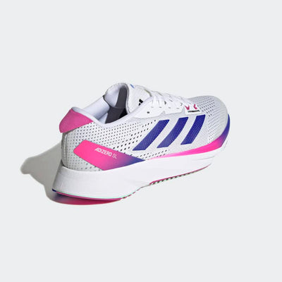 adidas Men's Adizero Sl 11 Cloud White/Lucid Blue/Lucid Fuchsia