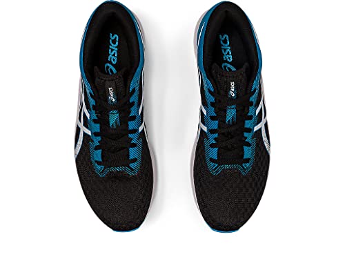 ASICS Men's Hyper Speed 2 Running Shoes, 9.5, Black/Island Blue