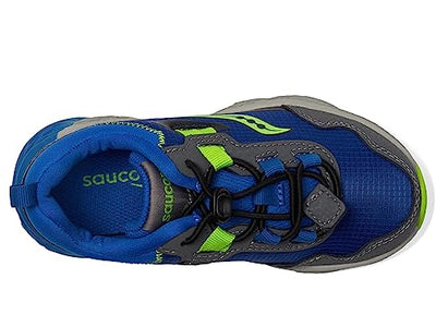 Saucony Boy's Wind Shield 3.0 (Little Kid/Big Kid) Blue/Green 2 Little Kid M