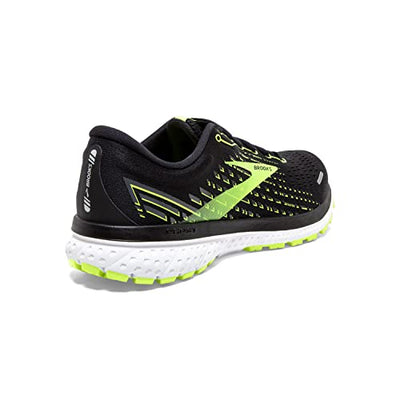 Brooks Men's Ghost 13 Running Shoe - Black/Nightlife/White - 12.5 Wide