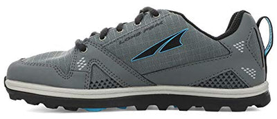 Altra Footwear Lone Peak (Little Kid/Big Kid) Gray/Blue 2 Little Kid Medium