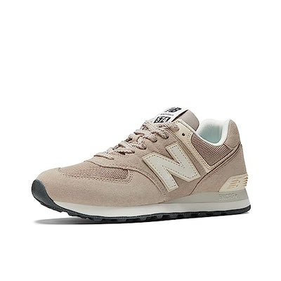 New Balance Unisex 574 V2 Lace-Up Sneaker, Beige/Off White, 7 US Men