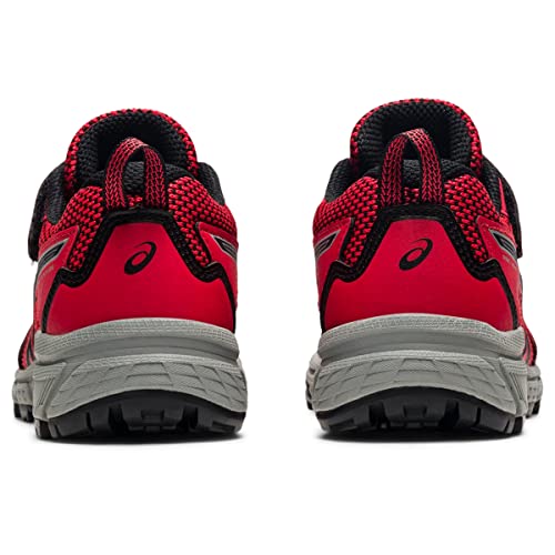 ASICS Kid's PRE Venture 8 Pre-School Running Shoes, K13, Electric RED/Black