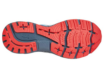 Brooks Single Shoe Ghost 14 Grey/Blue/Red 8 Left D (M)