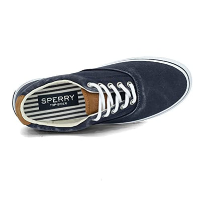 Sperry Mens Striper LL CVO Sneaker, Navy, 7.5