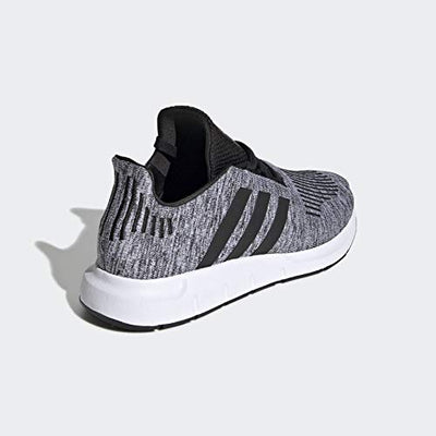 adidas Kids' Swift Running Shoe 4.5 Big Kid White/Black