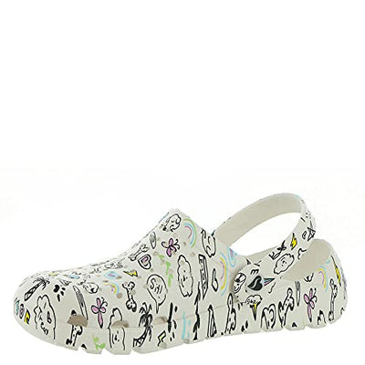 Skechers Foamies FootstepsOodles of Doodles Womens Slip On 6 BM US WhiteMulti