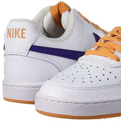 Nike Men's Court Vision Low-Top Sneakers, White Purple Electric, 9