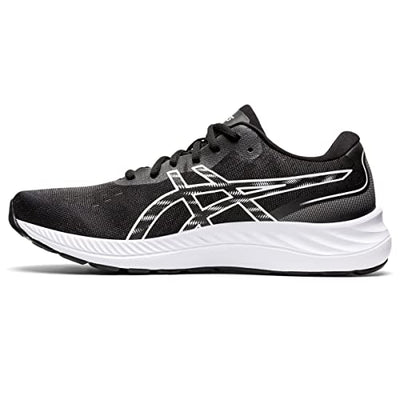 ASICS Men's Gel-Excite 9 Running Shoes, 7.5, Black/White