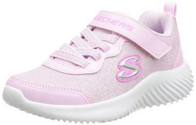 Skechers Girls Bounder-Girly Groove Sneakers, Light Pink, 2.5 Little Kid