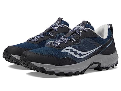 Saucony Men's Excursion TR16 Trail Running Shoe, Navy/Silver, 13 Wide