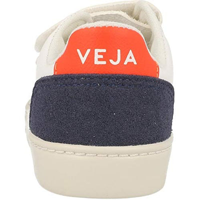 Veja Small V-12 Hook and Loop (Little Kid/Big Kid) Extra White/Multicolor/Nautico Unisex EU 29 (US 12 Little Kid) M