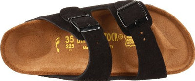 Birkenstock Unisex Arizona Sandal,Black Suede,42 M EU