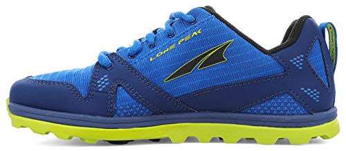 Altra Footwear Lone Peak (Little Kid/Big Kid) Blue/Lime 5 Big Kid Medium