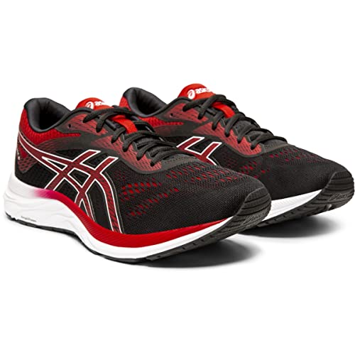 ASICS Men's Gel-Excite 6 Running Shoes, 11M, Black/Speed RED