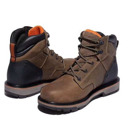 Timberland PRO Men's Ballast 6 Inch Soft Toe Industrial Work Boot, Turkish Coffee, 8 Wide