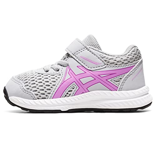 ASICS Baby Boy's Contend 7 TS (Toddler) Piedmont Grey/Lavender Glow 9 Toddler M