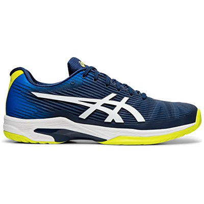 ASICS Men's Solution Speed FlyteFoam Tennis Shoes, 8, Blue Expanse/White