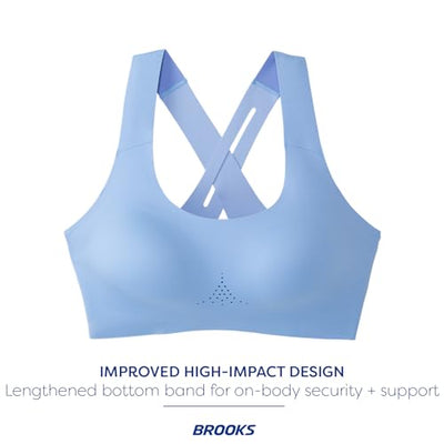 Brooks Women's Crossback 2.0 Sports Bra for Running, Workouts & Sports - Lt Lavender - 34 C/D