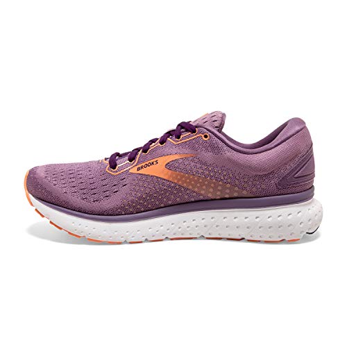 Brooks Womens Glycerin 18 Running Shoe - Valerian/Jewel/Cantaloupe - B - 5