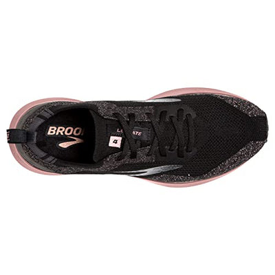 Brooks Women's Levitate 4 Running Shoe - Black/Ebony/Rose Gold - 7.5