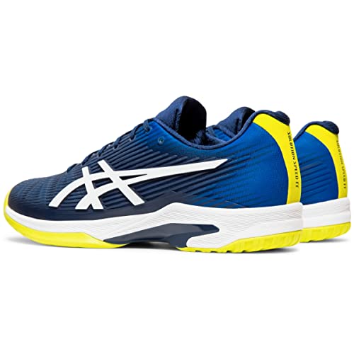 ASICS Men's Solution Speed FlyteFoam Tennis Shoes, 8, Blue Expanse/White