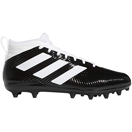 adidas Freak Ghost Cleat - Men's Football Core Black/White/Clear Grey, 11