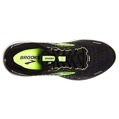 Brooks Men's Ghost 13 Running Shoe - Black/Nightlife/White - 12.5 Wide