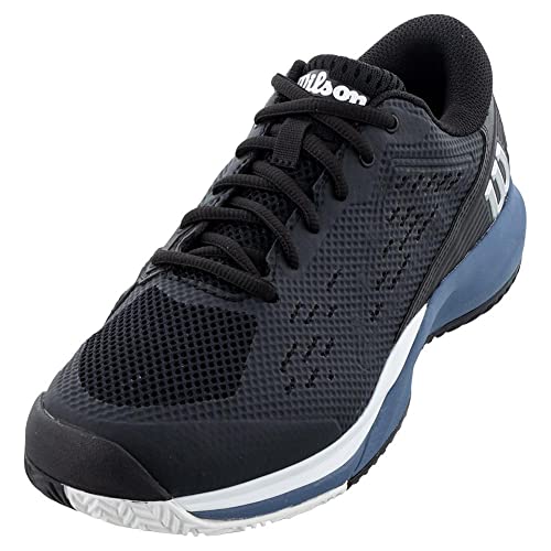 Wilson(ウイルソン) Men Rush Pro Ace Tennis Shoe, Black/China Blue/White, 30.0 cm