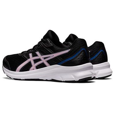 ASICS Women's JOLT 3 Running Shoes, 8.5, Black/Barely Rose