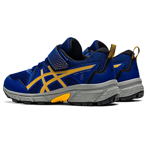 ASICS Kid's PRE Venture 8 Pre-School Running Shoes, K13, Monaco Blue/Sunflower