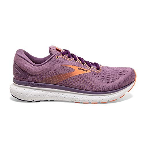 Brooks Womens Glycerin 18 Running Shoe - Valerian/Jewel/Cantaloupe - B - 5