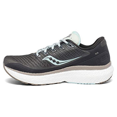 Saucony Women's S10595-40 Triumph 18 Running Shoe, Charcoal/Sky - 8 M US