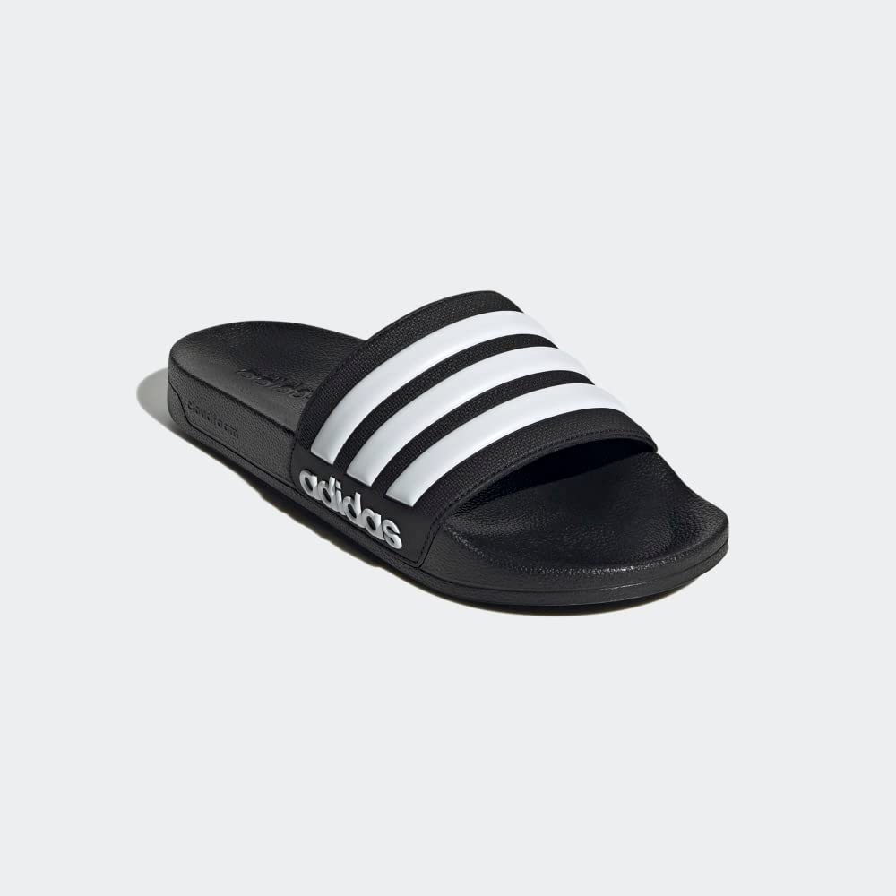 adidas Adult Adilette Shower Core Black/White/Core Black 9