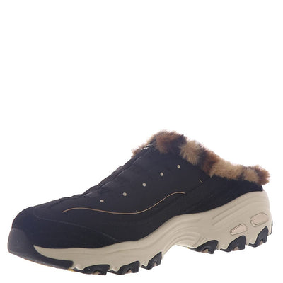 Skechers Sport DLites Plush Cloud Womens Slip On 85 BM US LeopardBlack